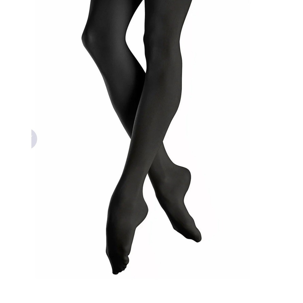 Bloch Endura Black Footed Tights Adult Size A Style T0920L